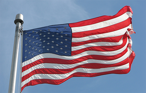 Embroidered American Flag